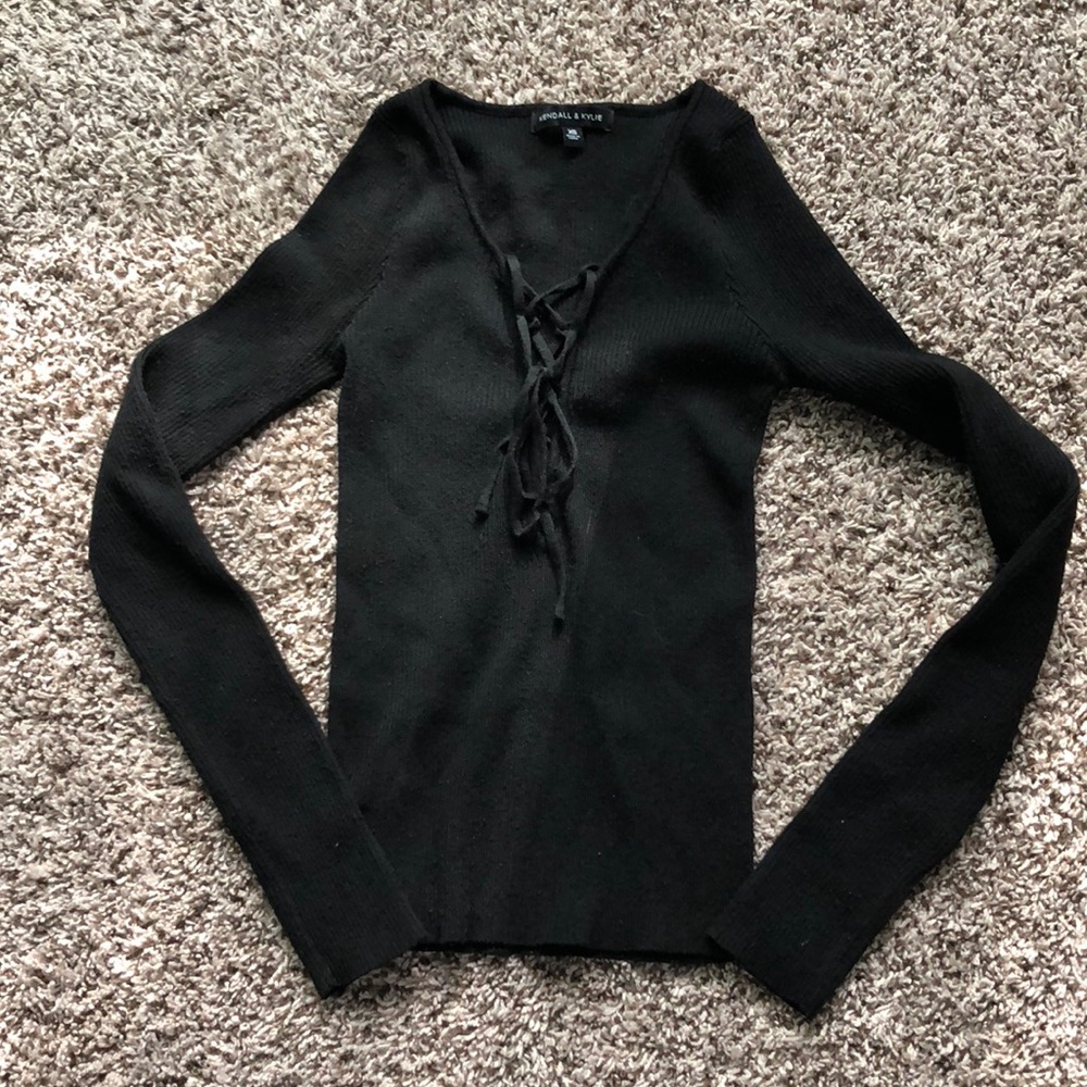 Kendall and Kylie black long sleeve
